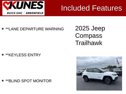 Used 2025 Jeep Compass Trailhawk AWD/4WD image 3
