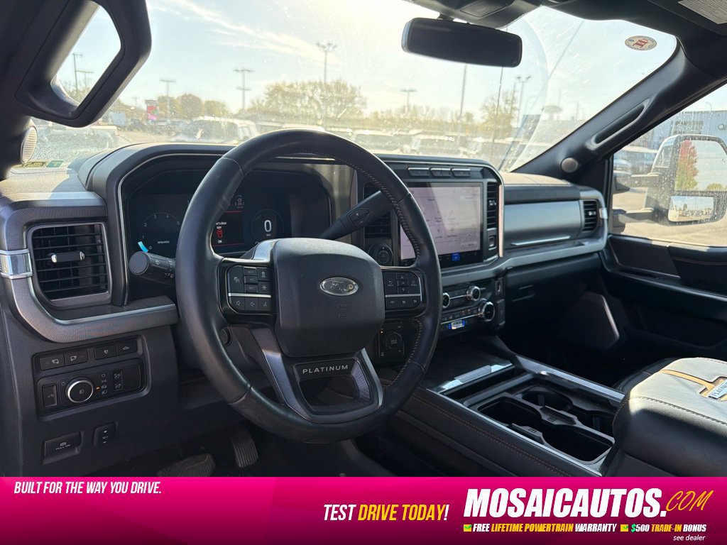 Used 2024 Ford F350 Platinum w/ Snow Plow Prep Package AWD/4WD image 7