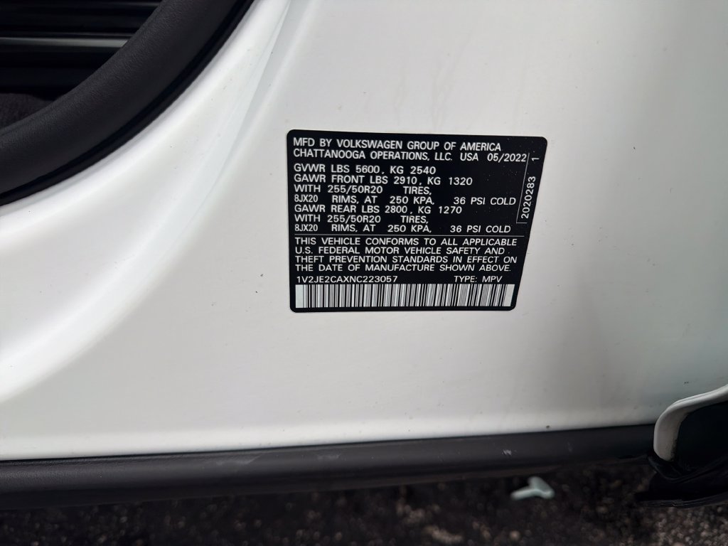 Used 2022 Volkswagen Atlas Cross Sport SE FWD image 29