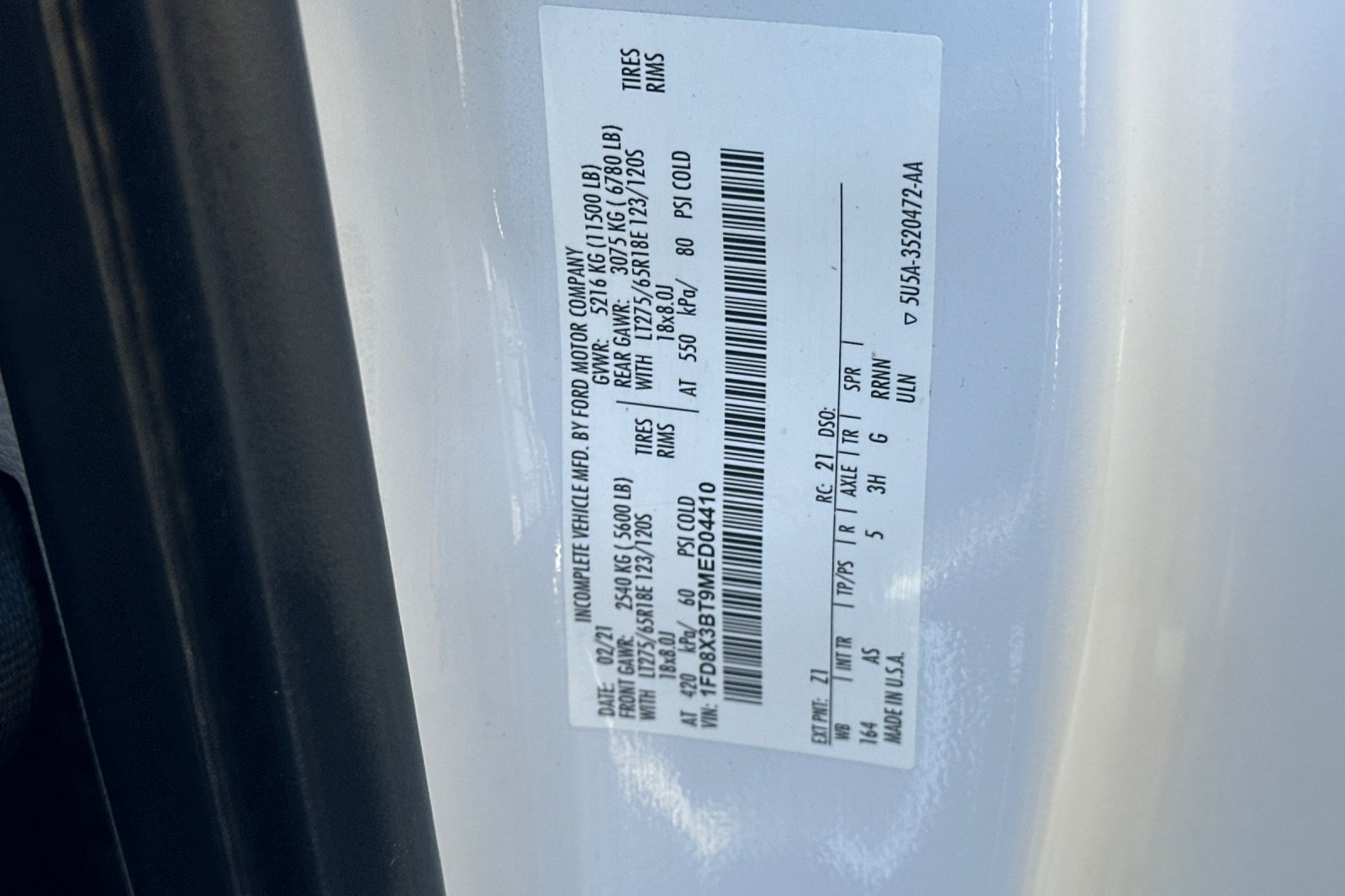 Certified 2021 Ford F350 XL w/ STX Appearance Package AWD/4WD image 25