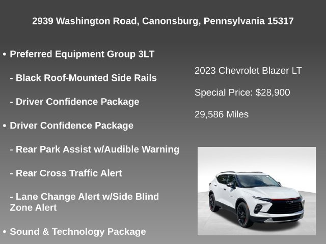 Used 2023 Chevrolet Blazer LT w/ Sound & Technology Package AWD/4WD image 18