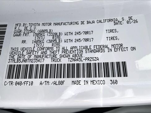 New 2026 Toyota Tacoma SR5 image 19