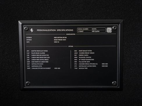 Used 2016 Ferrari 488 Spider RWD image 54