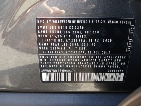 New 2025 Volkswagen Tiguan S image 28