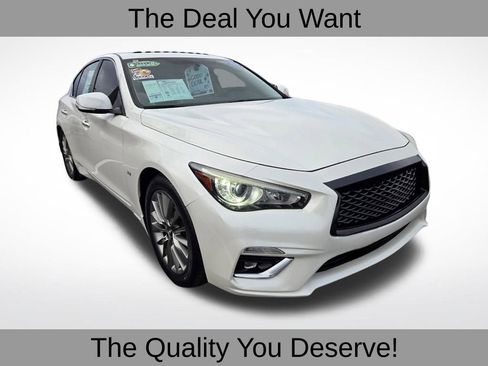 Used 2019 INFINITI Q50 Luxe w/ Essential Package (3.0T Luxe) image 1