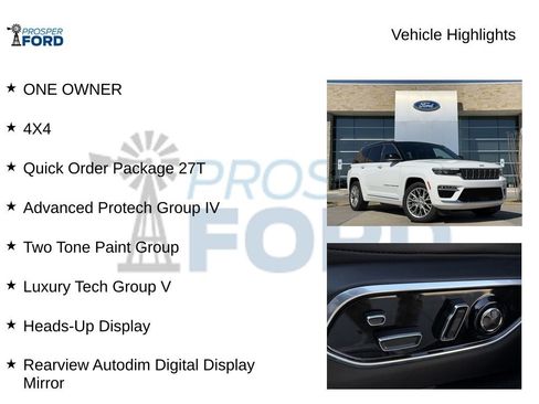 Used 2024 Jeep Grand Cherokee Summit w/ Advanced Protech Group IV image 5