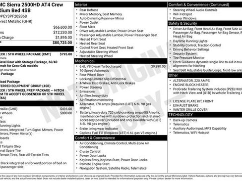 Used 2023 GMC Sierra 2500 AT4 w/ Gooseneck/5TH Wheel Package image 2