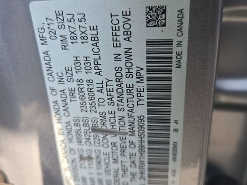 Used 2017 Honda CR-V Touring image 35