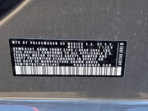 New 2026 Volkswagen Jetta SE image 36