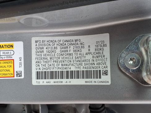 Used 2023 Honda Civic EX image 30