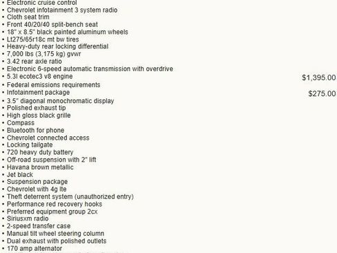 Used 2019 Chevrolet Silverado 1500 Custom Trail Boss w/ Custom Convenience Package image 2