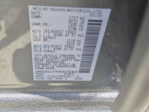 New 2026 Nissan Frontier SV RWD image 16