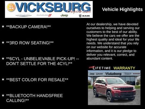 Used 2023 Jeep Grand Cherokee L Laredo AWD/4WD image 7