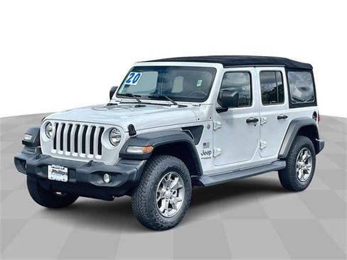 Used 2020 Jeep Wrangler Unlimited Sport image 1