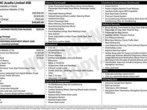 Used 2017 GMC Acadia Limited SLT image 5