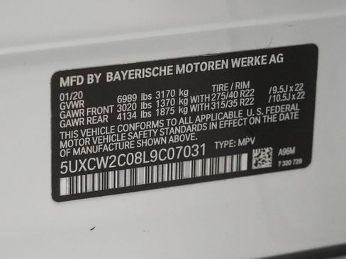 Used 2020 BMW X7 xDrive40i w/ Premium Package AWD/4WD image 35