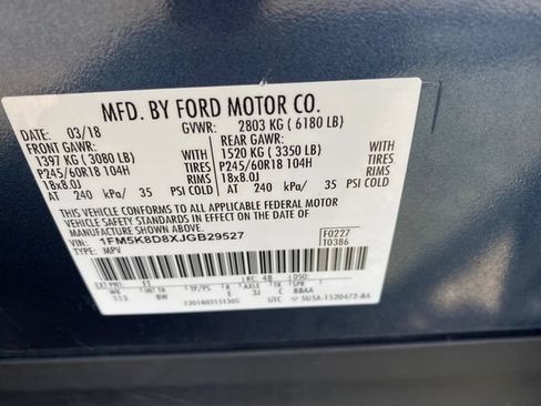 Used 2018 Ford Explorer XLT w/ Equipment Group 201A AWD/4WD image 25