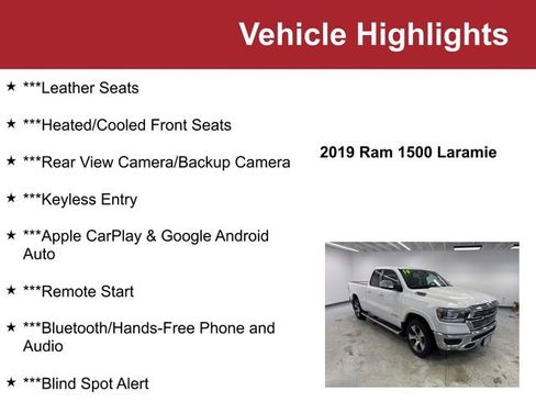 Used 2019 RAM 1500 Laramie image 2