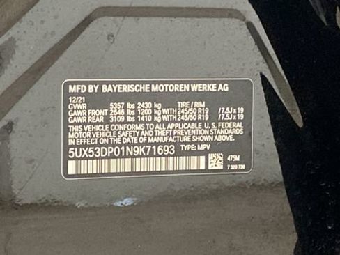 Used 2022 BMW X3 xDrive30i w/ Premium Package 2 AWD/4WD image 30