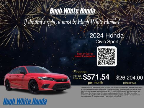 Used 2024 Honda Civic Sport image 3
