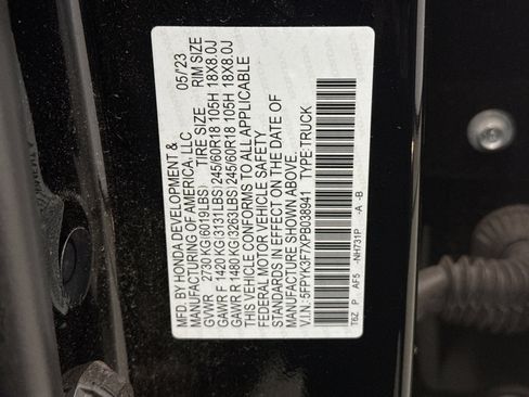 Used 2023 Honda Ridgeline RTL-E image 11