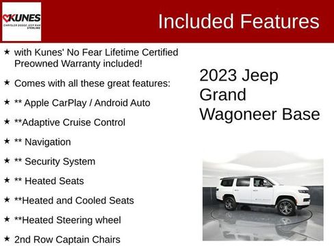 Used 2023 Jeep Grand Wagoneer 4WD image 2