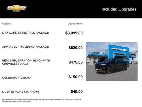 Used 2024 Chevrolet Colorado Z71 w/ LPO, Dark Essentials Package AWD/4WD image 5