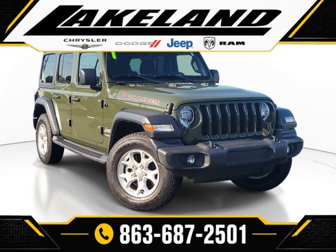 Used 2021 Jeep Wrangler Unlimited Sport AWD/4WD image 1