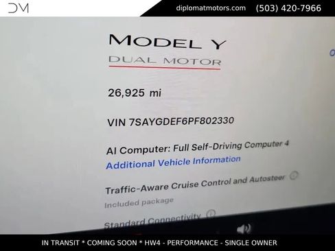 Used 2023 Tesla Model Y Performance AWD/4WD image 7