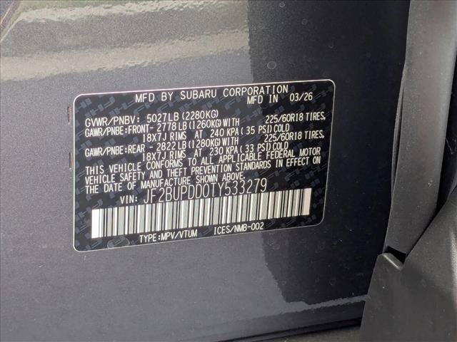 New 2026 Subaru Outback Limited AWD/4WD image 18