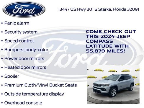 Used 2024 Jeep Compass Latitude AWD/4WD image 32