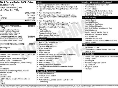 Used 2023 BMW 760i xDrive image 5