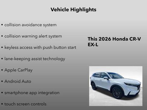 New 2026 Honda CR-V EX-L image 10