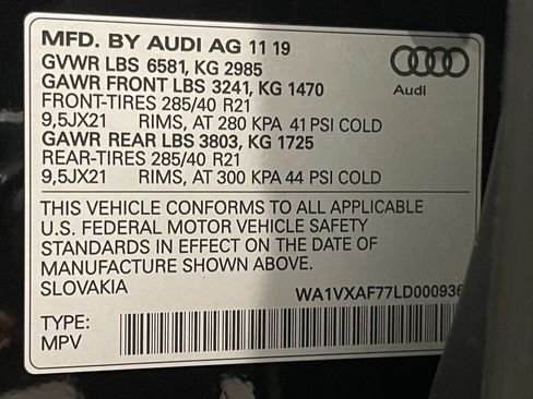 Used 2020 Audi Q7 3.0T Prestige w/ Prestige Package AWD/4WD image 25