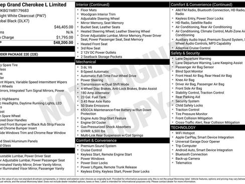 Used 2021 Jeep Grand Cherokee L Limited image 49