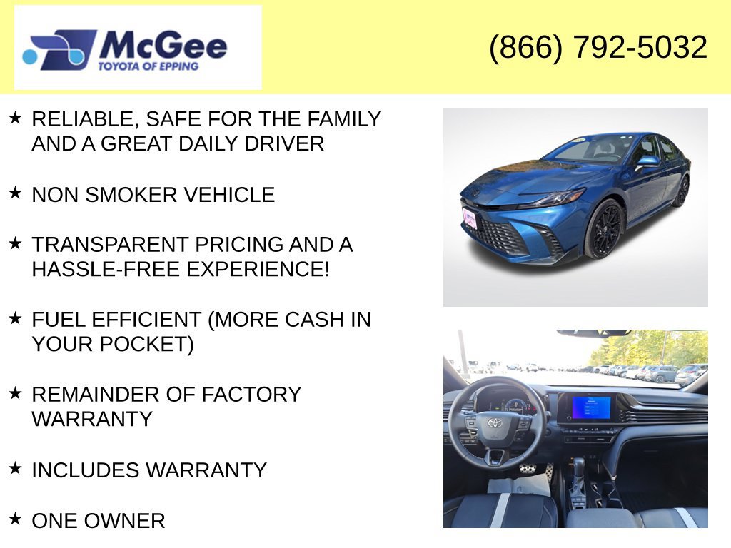 Certified 2026 Toyota Camry SE w/ Convenience Package FWD image 4