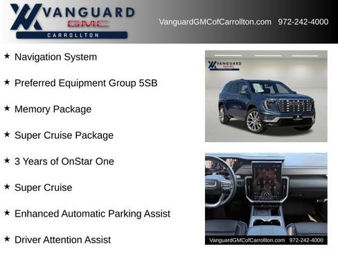 New 2026 GMC Acadia Denali w/ Super Cruise Package AWD/4WD image 6