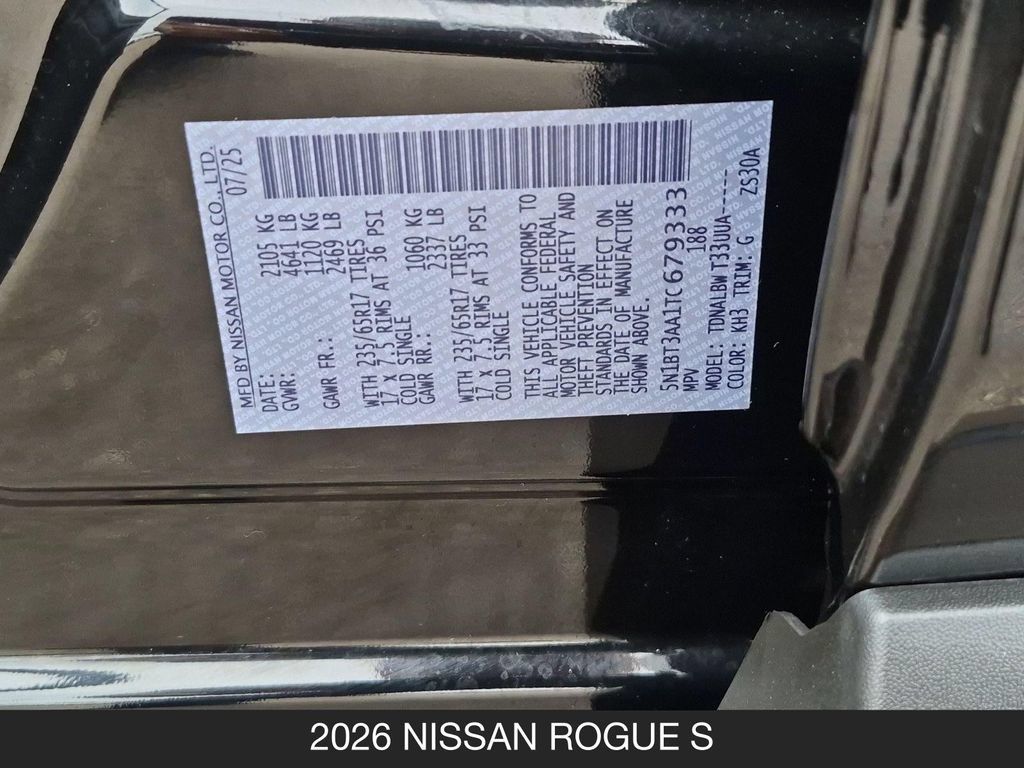 Certified 2026 Nissan Rogue S FWD image 24