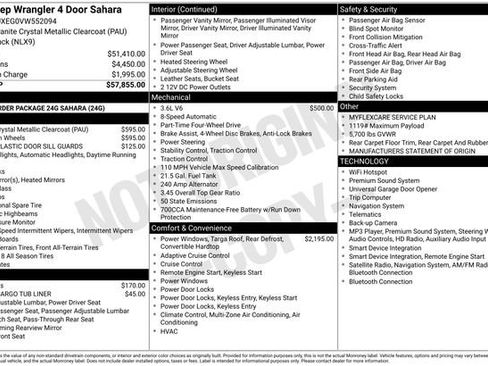 New 2027 Jeep Wrangler Unlimited Sahara AWD/4WD image 12