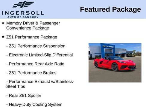 Used 2021 Chevrolet Corvette Stingray Preferred Conv w/ Z51 Performance Package RWD image 15