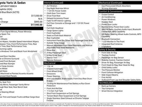 Used 2017 Toyota Yaris iA image 48