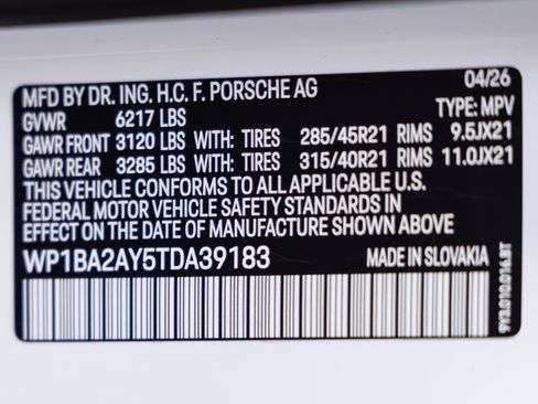 Certified 2026 Porsche Cayenne Coupe AWD/4WD image 39