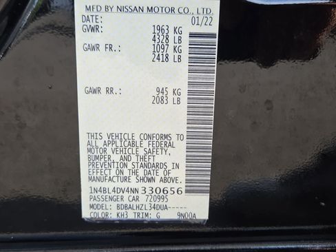 Used 2022 Nissan Altima 2.5 SV FWD image 29