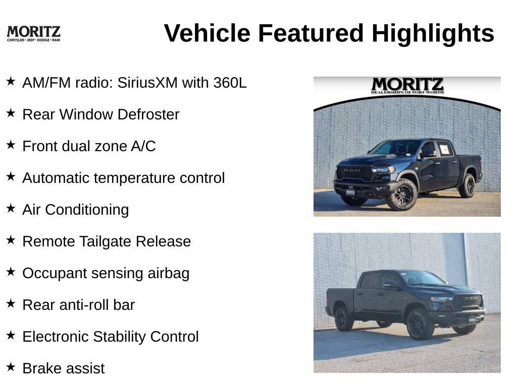 New 2027 RAM 1500 Rebel w/ Rebel Level 1 Equipment Group AWD/4WD image 8