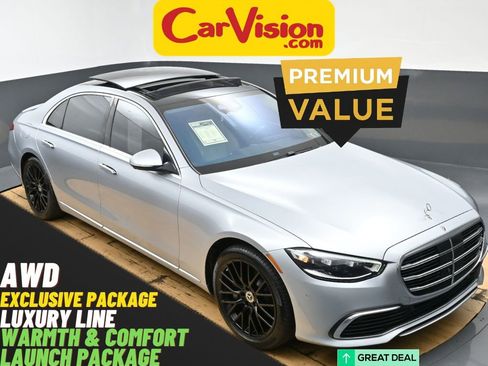 Used 2021 Mercedes-Benz S 580 4MATIC Sedan image 1