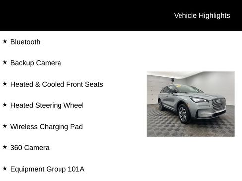 Used 2023 Lincoln Corsair Standard w/ Equipment Group 101A image 5