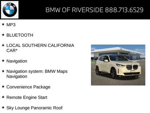 Used 2025 BMW X3 xDrive30i w/ Convenience Package image 15