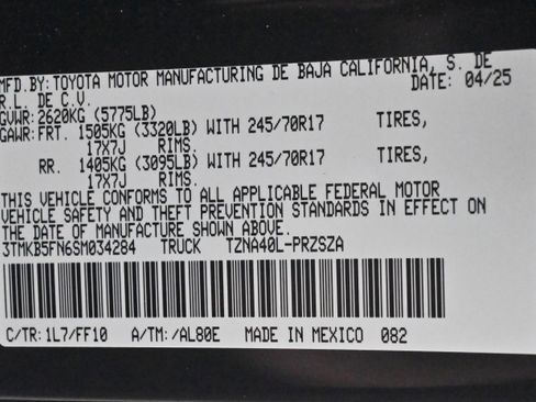 Used 2025 Toyota Tacoma SR5 image 35