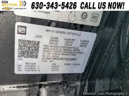 New 2026 Chevrolet Traverse High Country w/ LPO, Floor Liner Package image 22