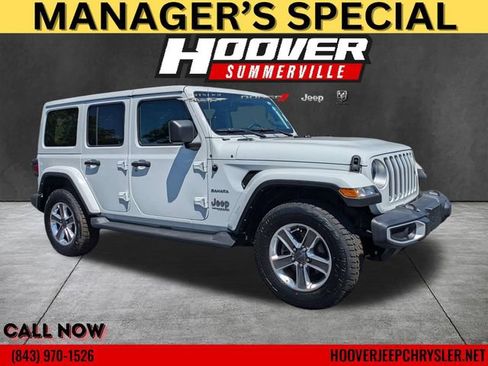Used 2021 Jeep Wrangler Unlimited Sahara w/ Dual Top Group AWD/4WD image 1